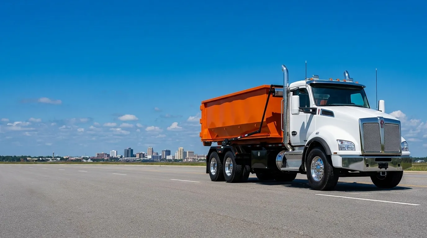 Fast Dumpster roll-off truck serving Charleston, SC