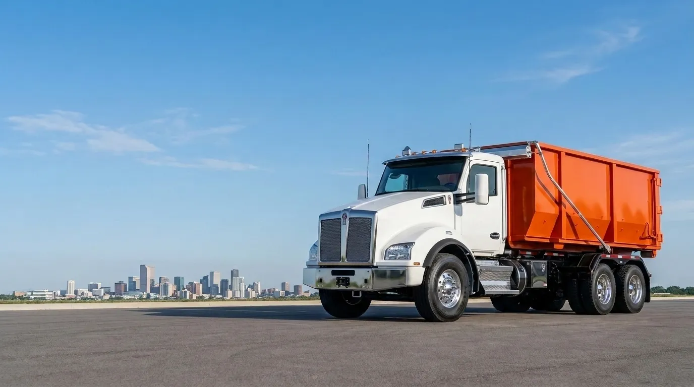 Fast Dumpster roll-off truck serving Denver, CO