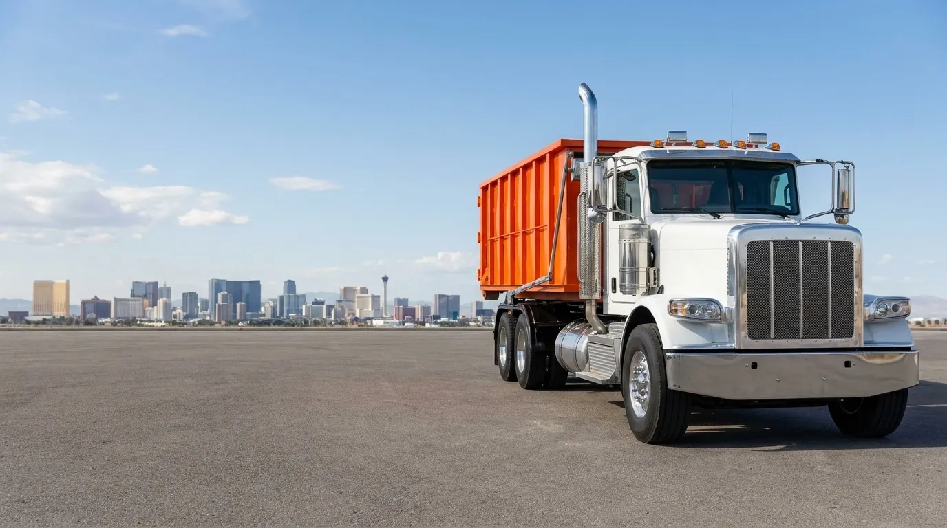 Fast Dumpster roll-off truck serving Las Vegas, NV