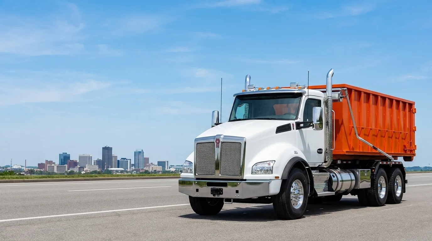 Fast Dumpster roll-off truck serving Lexington, KY