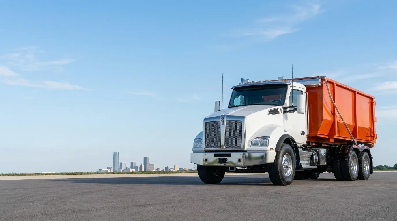 Fast Dumpster roll-off truck serving Oklahoma City, OK