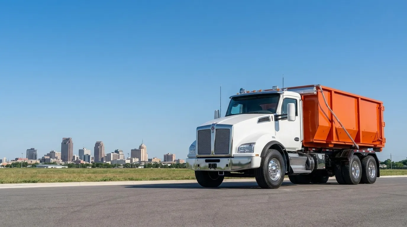 Fast Dumpster roll-off truck serving San Antonio, TX