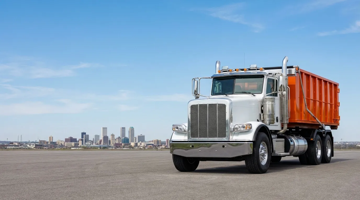 Fast Dumpster roll-off truck serving Tulsa, OK