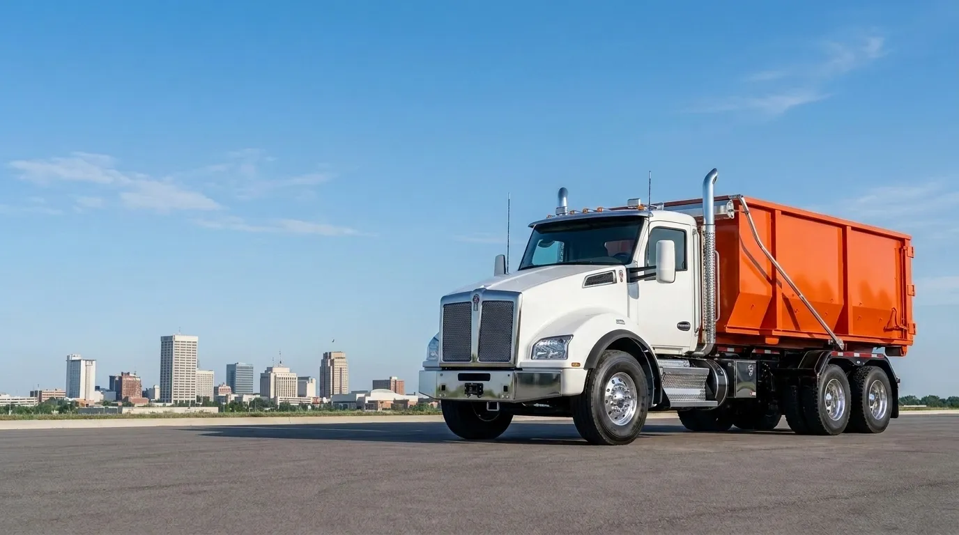 Fast Dumpster roll-off truck serving Wichita, KS